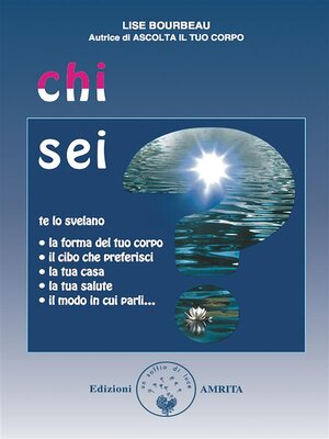 cover image of Chi sei?